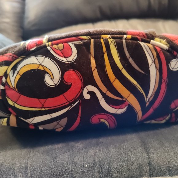 VERA BRADLEY PUCCINI ROUND TOTE - ZIP CLOSE - GREAT CONDITION - Picture 3 of 7